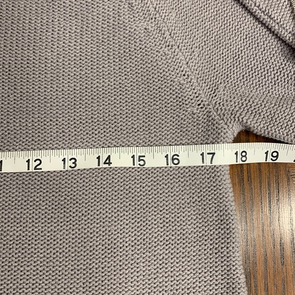 OLD NAVY Women’s Raglan Rolled Sleeves & Hem Cotton/Acrylic Gray Sweater Medium - Picture 4 of 14